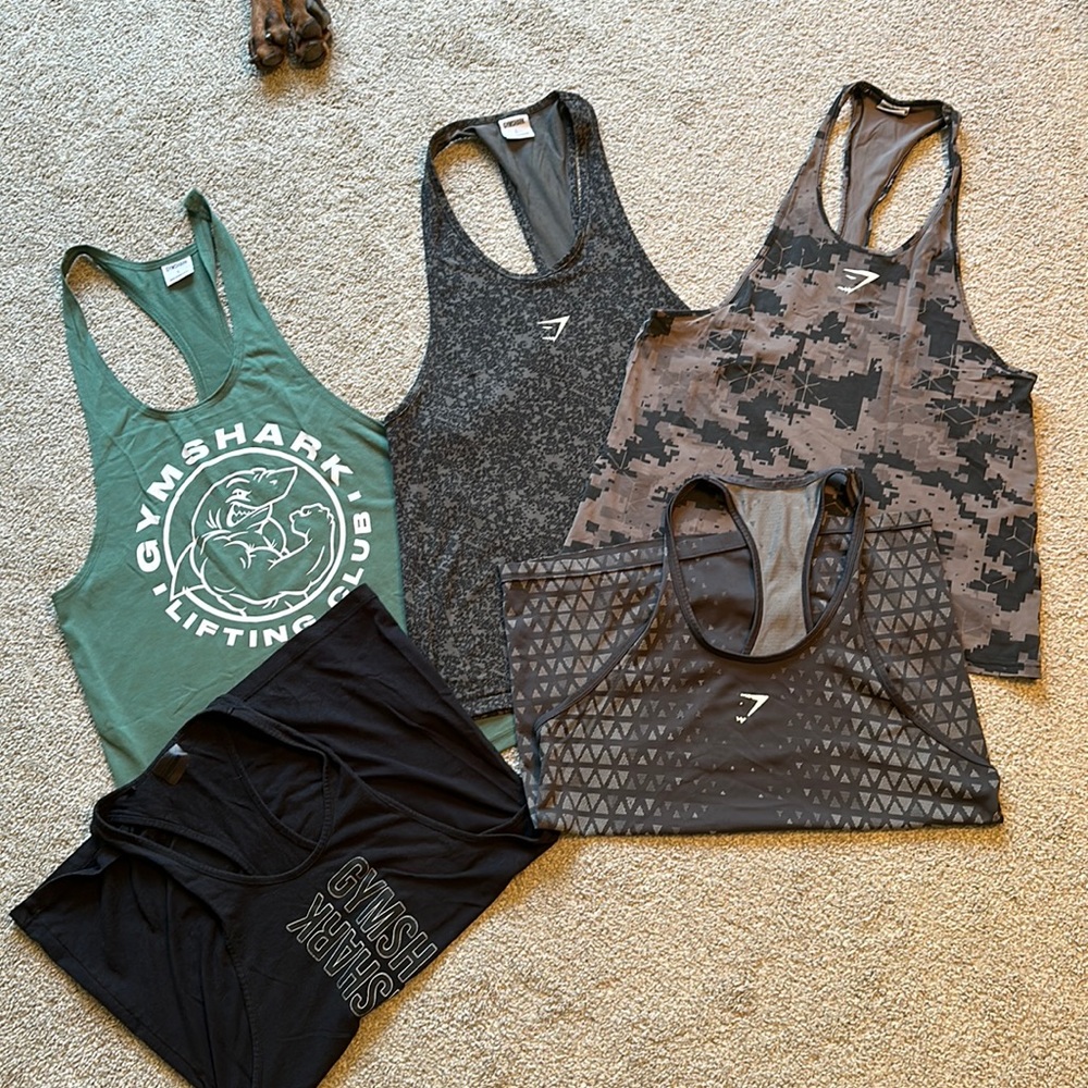 Bundle men’s size large GymShark stringers